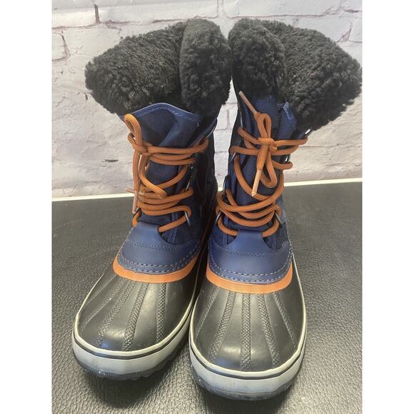 Sorel Winter Boots Nylon Upper Rubber Base Insulated SZ 7 US Great Cond. main image 5